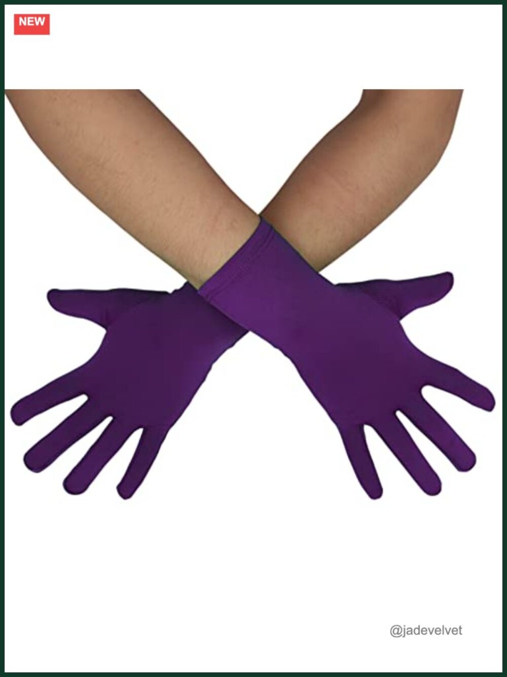 Stretchy Spandex Costume Gloves Wrist Length Party Wedding